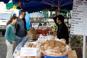 Baker at Lavaur market